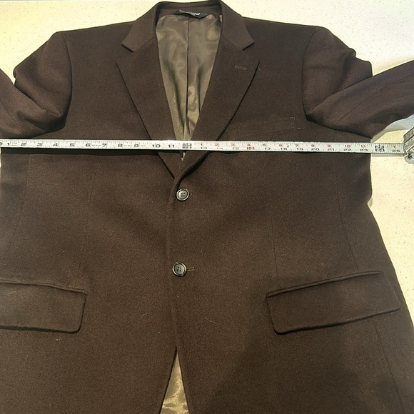 Pronto Uomo Brown Men’s Blazer Silk Wool Cashmere – Moores Size 44R - Picture 13 of 13